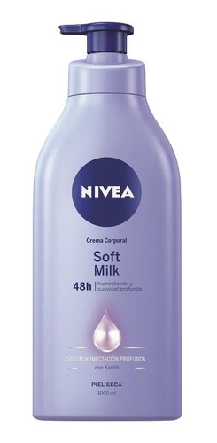 Nivea Crema Corporal Milk Para Piel Seca 1l