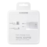 Cargador Turbo + Cable Tipo C Original Para Samsung A8 / A9