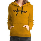 Buzo Hoddie Capota Cerrado Dama Soda Stereo