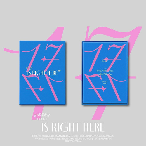 Seventeen Best Album 17 Is Right Here Cd + Libro Nuevo Imp