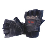 Guantes Gimnasio Fitness Pesas Cuero Con Neoprene Y Abrojo