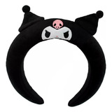 Diadema Suave Afelpada Skincare Sanrio Kuromi Kawaii 23-fs