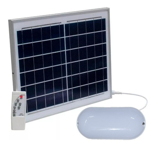 7 Pz Lampara Led Solar 25w Sobreponer Uso Exteriores Lsm25p