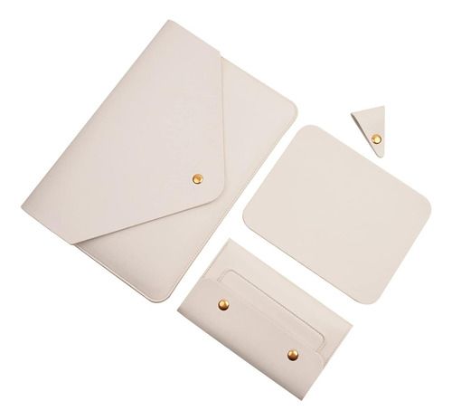 Funda Para Portatil Macbook Pro 14 Benfan Color Blanco