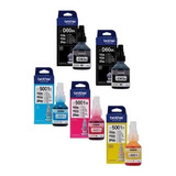 Kit De 5 Tintas Originales Brother - Bt-d60bk Bt5001 (c,m,y)