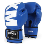 Luva De Boxe E Muay Thai Mxm Azul Tam 16 Oz