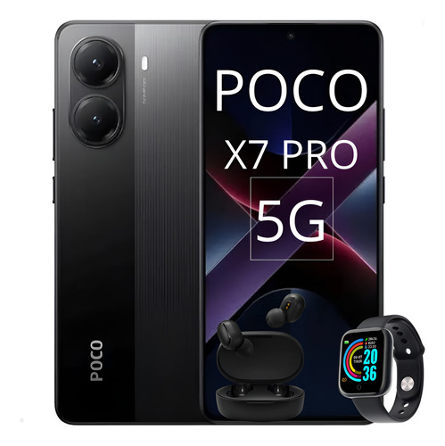 POCO X7 pro グローバル版 12GB+512GB Black Xiaomi Poco X7 Pro 512gb 12gb RAM cor preto | Frete grátis