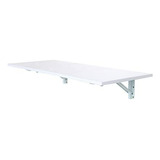 Mesa Plegable De Pared , Diseño Flotante Blanco 90cm