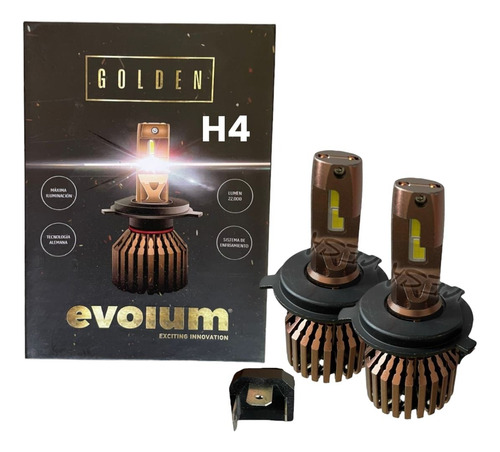 Focos Biled Golden De 22,000 Lm Modelos H4, h11, 9005 Y 9007