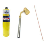 Kit Pico De Soldar Garrafa Mapp Varilla Repjul Refrigeracion