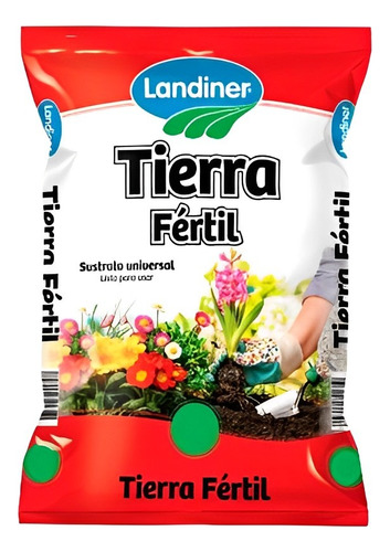 Sustrato Tierra Fértil Landiner Por 50lts Valhalla Grow Shop