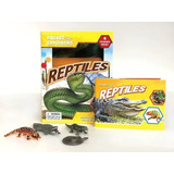 Pequeños Exploradores - Reptiles - Incluye 4 Figuras 