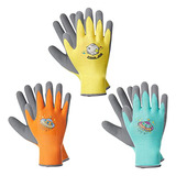 3 Pares De Guantes De Jardinería Niños De 9 12 Años,...