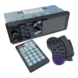 Multimídia Mp5 Bluetooth Rádio Fm Tela 4 Controle 1 Din Auto