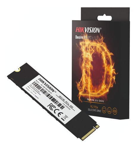 Disco Solido 256gb Ssd Hikvision Desire Nvme Pcie 3 X 4 M.2