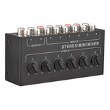 Mezclador Portátil Mixer Stereo Mini.audio Distribuidor De C