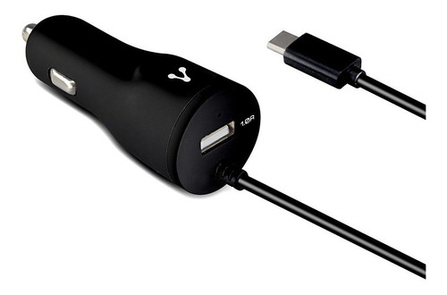 Cargador De Auto Vorago Au-303 Cable Micro 1a + Usb 2.4a