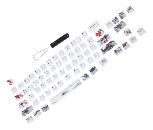 Fundas De Teclado Keycaps Pbt, Sublimación A 5 Caras, 71 Tec