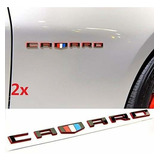Serie Red Line Placa 2x Oem Camaro Carta Emblema 3d Gm Chevy