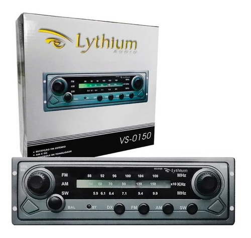 Radio Lythium Vs0150 Am/fm/oc,ñ Sony,tecson,motoradio Dx