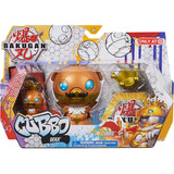 Bakugan Cubbo Deka Pack Con El Exclusivo Jumbo King Cubbo 