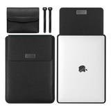 Case Capa Notebook Macbook Air Pro M1 E M2  Em Couro 3 Em 1