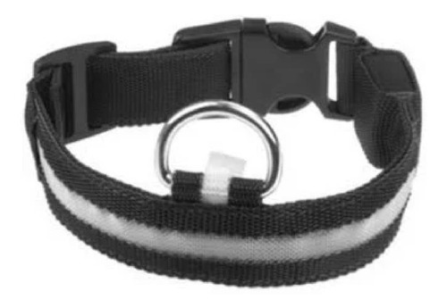 Collar Con Luz Led Carga Usb Para Perros Gatos Talla S