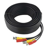 Cable Para Camara Vigilancia Video Y Poder 4k 40 Mts