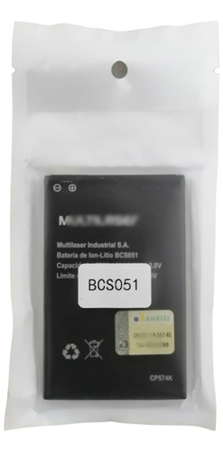 Ba-ter-ia Bcs051 Compativel Multil-aser Ms50l S051 62s P905 