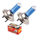 2 Faros Delanteros De Coche H7 100w 12v Blanco Luces Antinie