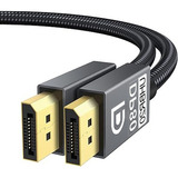 Cable Displayport V2.1 Uhd De Hasta 240hz (2k) 2,0 Mts