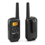 Kit 2 Rádio Comunicador Intelbras Rc4002 Walkie Talkie Preto