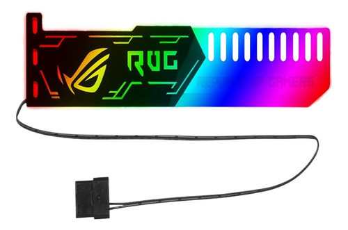 Soporte Tarjeta Gráfica Rgb25 Con Efecto De Luz Rgb 5v 4pin