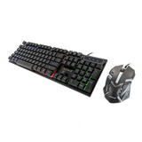 Kit Mouse Teclado Aoas Plug & Play M-300 Retroiluminado D