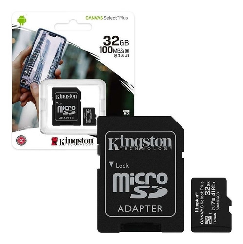 Tarjeta Memoria Kingston Micro Sd 32 Gb Con Adapt Clase 10