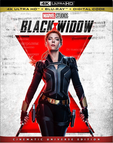 4k Ultra Hd + Blu-ray Black Widow / Viuda Negra (2021)