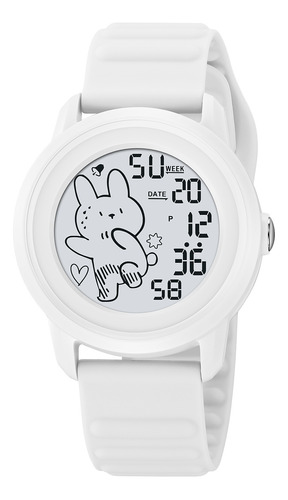 Reloj Digital Skmei Conejito 2217 Mujer Y Niños, Kawaii, Luz