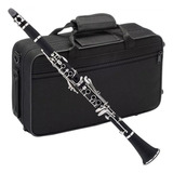 Clarinete Si Bemol 17 Chaves Bb Com Estojo Boquilha Palheta