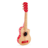 Hape Guitarra Musical Para Niños Flame First Rojo, L: 25.7.