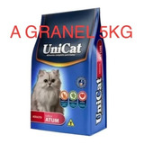 Kit 5 Kg Ração A Granel Unicat Atum Para Gatos Adultos 