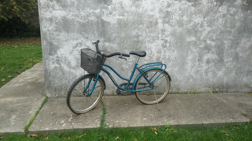 Bicicleta Playera Con Guardabarros Y Canasto