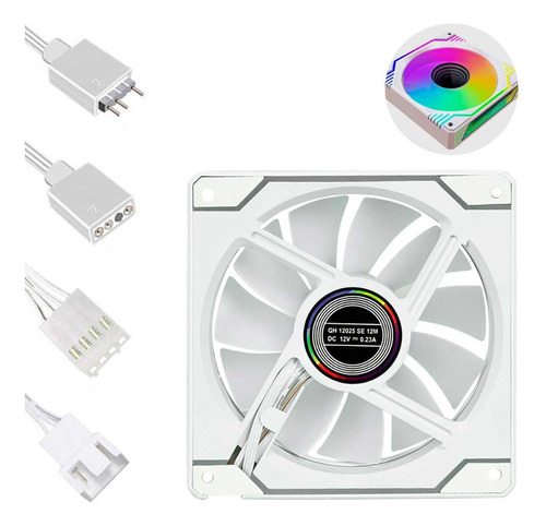 Fan Cooler Lex4 Infinity Snow Ice Argb 120mm - 2100rpm