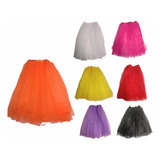 Saia De Tule Adulto Carnaval 60cm