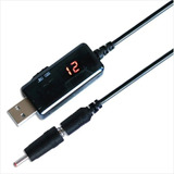 Cable Adaptador 9 Y 12v Desde Usb 5v, Voltimetro Integrado