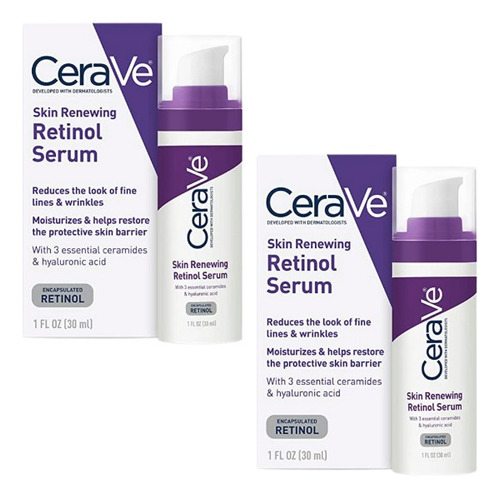 Serum Cerave Skin Renewing Retinol 30ml Kit 2 Unidades