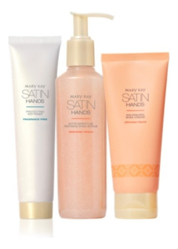 Set Manos De Seda Con Karite Y Durazno Satin Hands Mary Kay