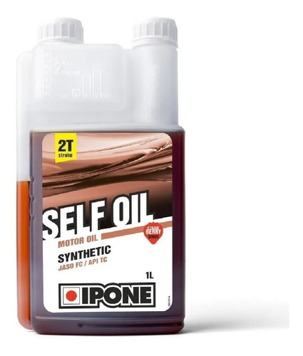 Aceite Lubricante 2t Ipone Self Oil Aroma Frutilla 2 Tiempos