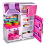 Cozinha Grande Max Top Kitchen Comidas Infantil Faz De Conta