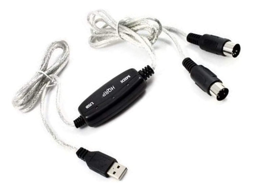 Cable De Interfaz Midi De Entrada Y Salida Usb, Convertidor 