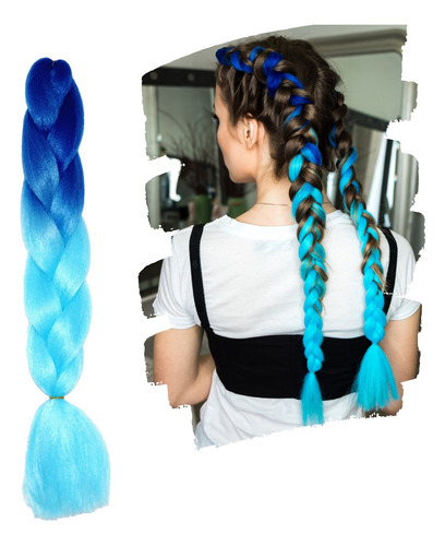 Extensiones Trenzas Africanas Kanekalon Crochet Color